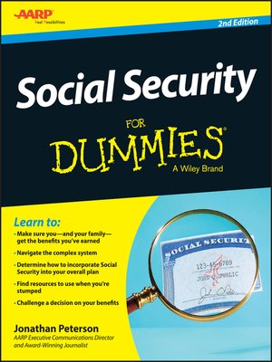 Social Security For Dummies - ebook